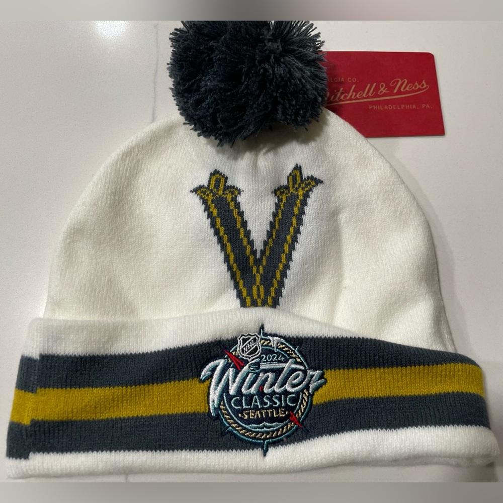 Vegas Golden Knights Mitchell & Ness Winter Classic Adult Beanie Retails For $35